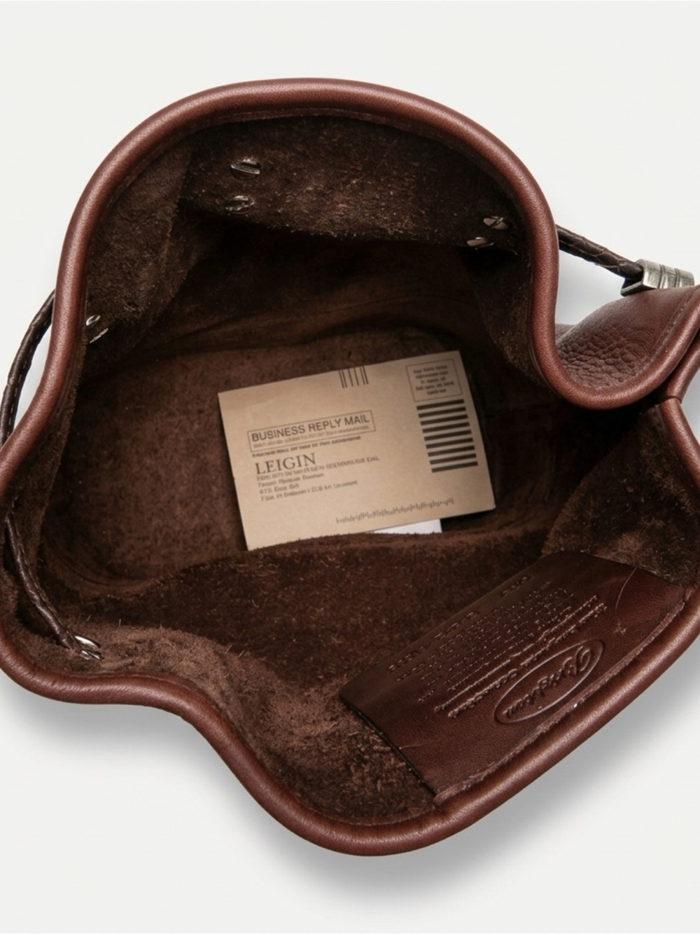 🤎 Vintage Brighton Leather Bucket Bag | Croc Embossed Trim | Authentic 🤎 - Picture 4 of 7